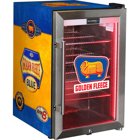 Golden Fleece Vintage Fuel Pump Branded Bar Fridge, Great gift idea! - Model SC70-FP-FLEECE