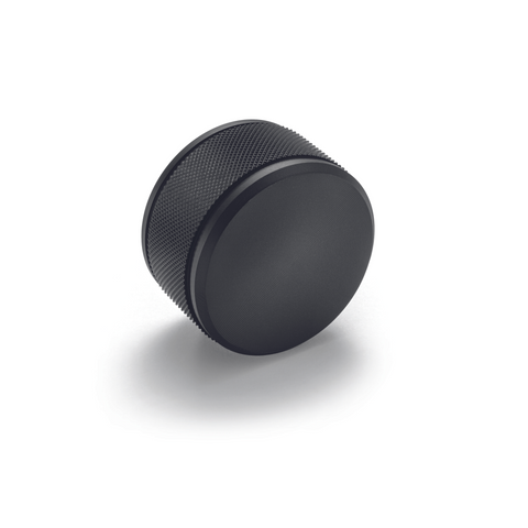 H2310 Textured Cabinetry Knob, 3 x colours Finish: Matt black Nickel plated, brushed Gold coloured, brushed Dimensions: 50 x 30 mm Note: Please order screws separately:022.35.225: 22mm Screws for use with all Häfele handles where panel thickness is 16 - 1