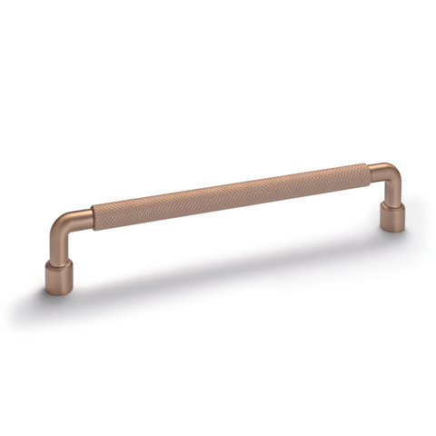 H2305 Textured Cabinetry Handle, 4 sizes, 3 x colours Finish: Matt black Nickel plated, brushed Gold coloured, brushed Hole Centre's: 96mm 128mm 192mm Dimensions: 108 x 32 mm 140 x 32 mm 172 x 32 mm 204 x 32 mm Note: Please order screws separately:022.35.