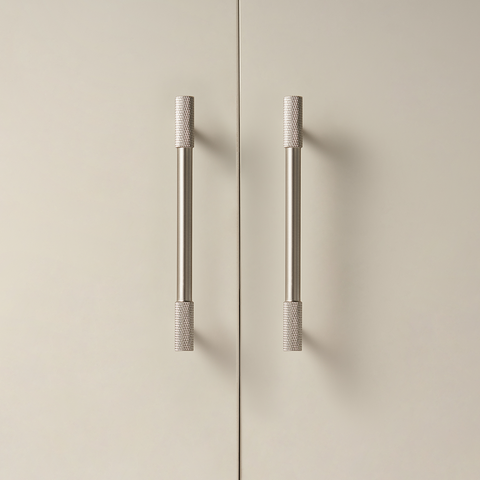 Hans Solid Brass Handle | Satin Nickel