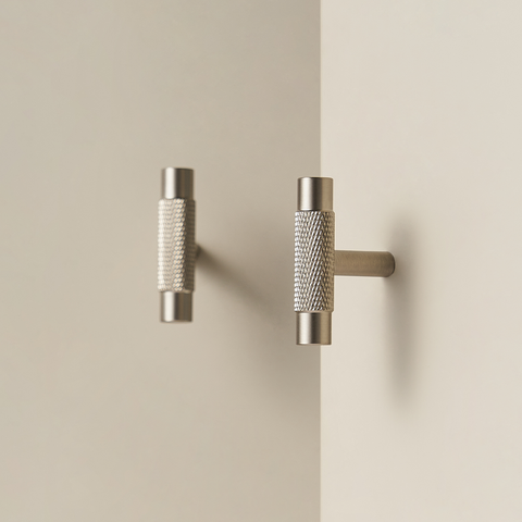 Hans Solid Brass Handle | Satin Nickel