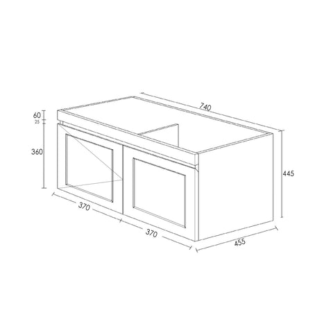 Hampton MKII Matte White Single Basin Vanity