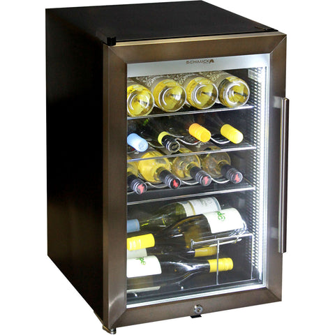 AAA Schmick Tropical Triple Glazed Outdoor Glass Bar Fridge 70 Litre - Model HUS-SC70-SS