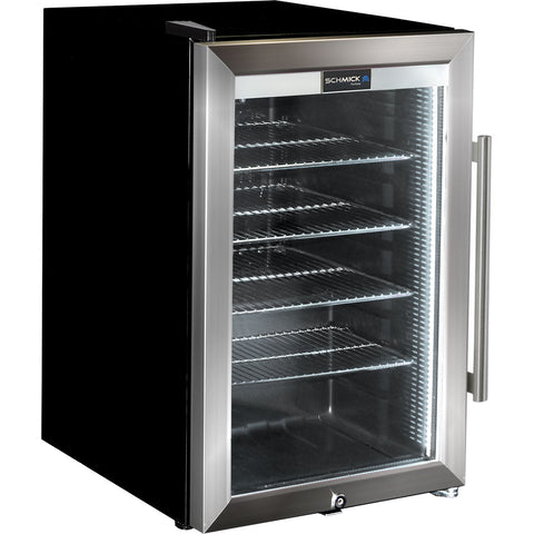 AAA Schmick Tropical Triple Glazed Outdoor Alfresco Glass Door Bar Fridge 70 Litre - Model HUS-SC70L-SS