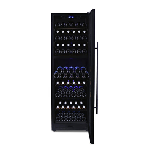 Riserva 450L Dual Zone Wine Fridge in Black (HUSWS168DMBZY)