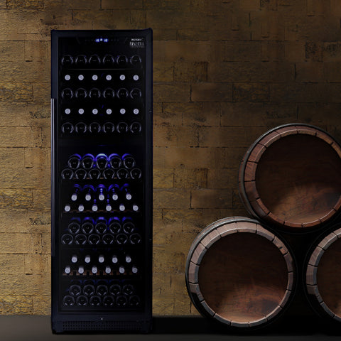 Riserva 450L Dual Zone Wine Fridge in Black (HUSWS168DMBZY)