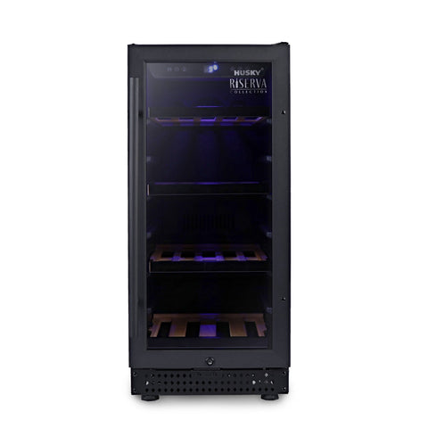 Riserva 80L Single Zone Wine Fridge in Black (HUSWS33SMBZY)
