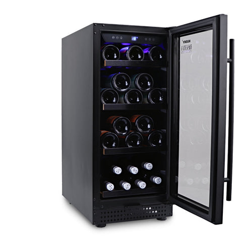 Riserva 80L Single Zone Wine Fridge in Black (HUSWS33SMBZY)