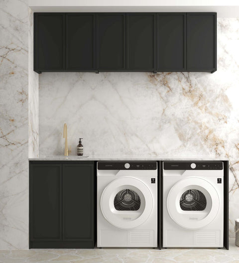 Hampshire Black Laundry Set 1960x600x2100 (Set A)