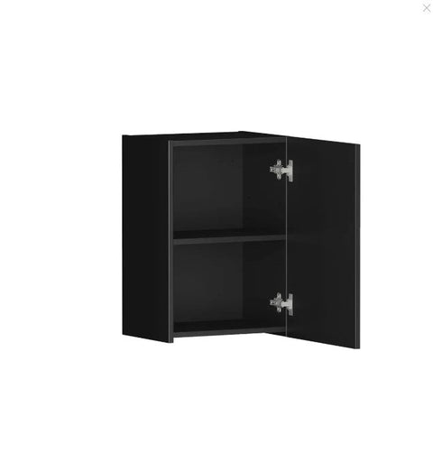 Hampshire Black Laundry Wall Cabinet (415x322x600)