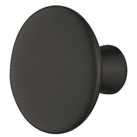 Zinc Alloy Furniture Knobs Material: Zinc alloy Finish: Chrome-plated, polishedNickel-plated, mattBrass, brushedBlack, matt Dimensions: Height: 22mmBase: 12mmKnob: 30mm Hafele