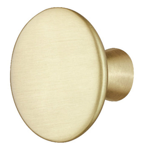 Zinc Alloy Furniture Knobs Material: Zinc alloy Finish: Chrome-plated, polishedNickel-plated, mattBrass, brushedBlack, matt Dimensions: Height: 22mmBase: 12mmKnob: 30mm Hafele