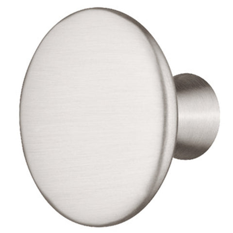Zinc Alloy Furniture Knobs Material: Zinc alloy Finish: Chrome-plated, polishedNickel-plated, mattBrass, brushedBlack, matt Dimensions: Height: 22mmBase: 12mmKnob: 30mm Hafele