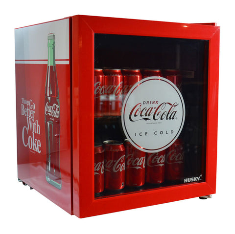 48L Coca-Cola Branded Glass Door Mini Bar Fridge (CKK48-130-AU-HU.1)