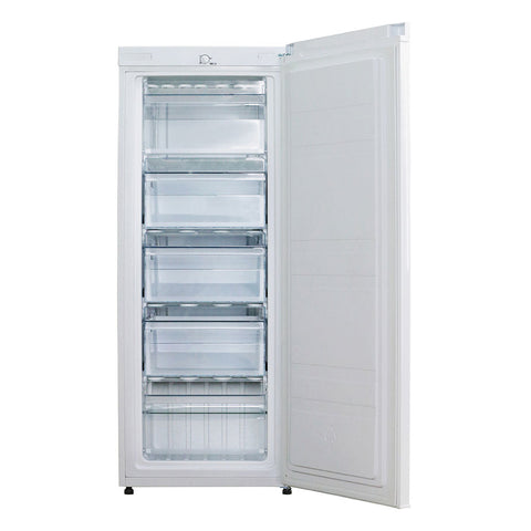 172L Solid Door Vertical Freezer in White (HUS-172VFWH.1)