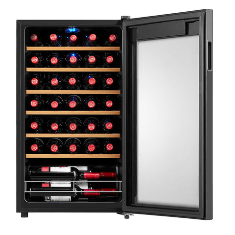 93L Single Zone Wine Fridge in Black (HUSWC93SBK)