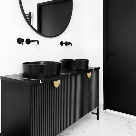 Radius Round Basin 355mm Matte Black