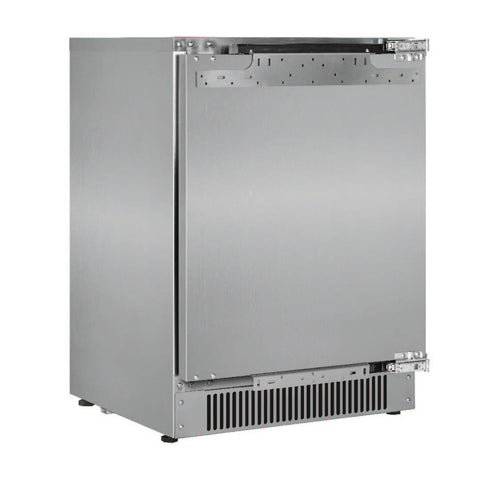 Fully Integrated Outdoor Blastcool 1 Door Bar Fridge Best Alfresco 316 Stainless Quiet Right Hinge - Model iXP1-840-R