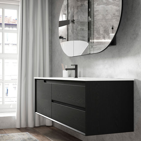KAKADU Wall Hung Vanity 1200mm Black Oak