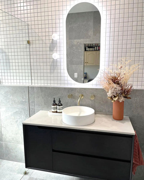 KAKADU Wall Hung Vanity 1200mm Black Oak