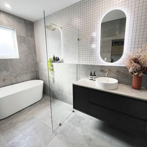 KAKADU Wall Hung Vanity 1200mm Black Oak