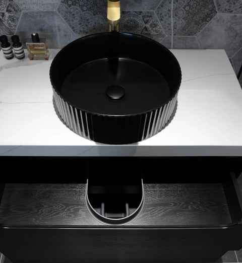 KAKADU Wall Hung Vanity 1200mm Black Oak