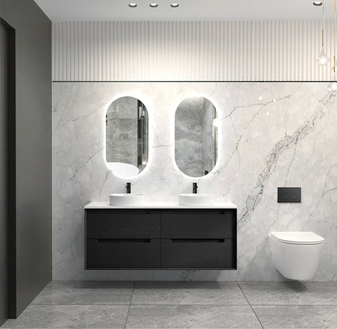 KAKADU Wall Hung Vanity 1500mm Black Oak