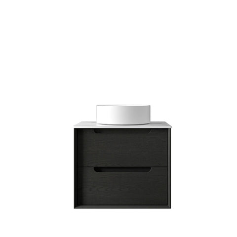 KAKADU Wall Hung Vanity 600mm Black Oak