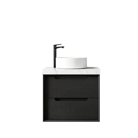 KAKADU Wall Hung Vanity 600mm Black Oak