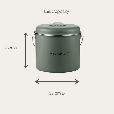Kitchen Compost Bin | Eucalyptus