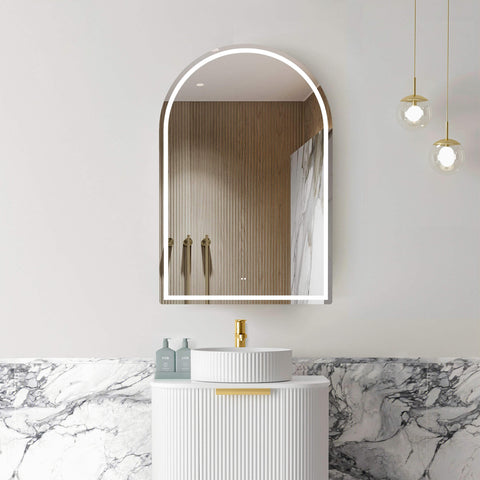 Archie LED Shaving Cabinet 900x600mm LED Shaving Cabinet Otti Australia Natural Oak