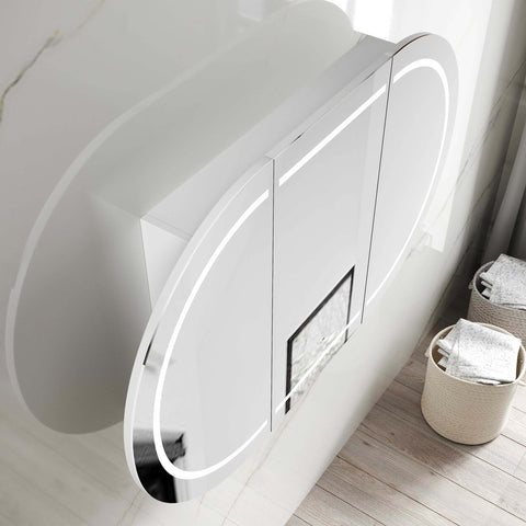 Bondi LED Matte White Shaving Cabinet