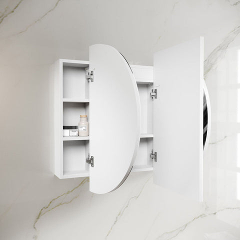 LED COOGEE Shaving Cabinet 1500mm Matte White