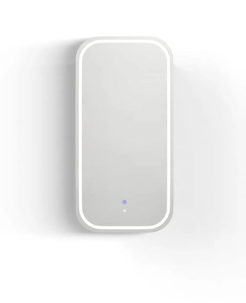 LED NEWPORT Shaving Cabinet 900mm Matte White (3 Colour Function)