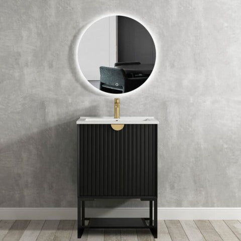 Vanity MARLO Wall Hung 600mm Matte Black