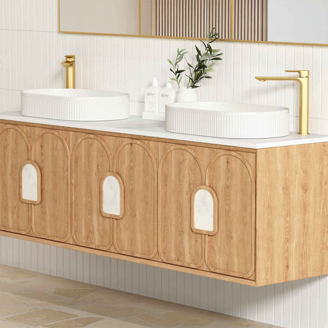 Laguna Natural American Oak Double Basin Vanity