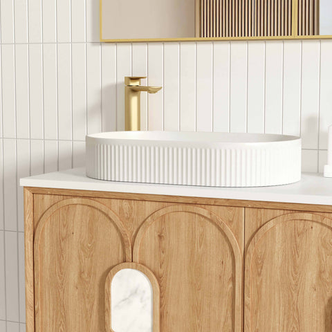 Laguna Natural American Oak Double Basin Vanity