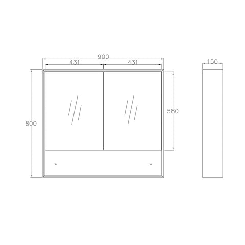 Marlo Shaving Cabinet