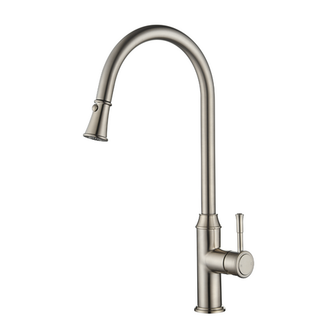 MON005BN- Montpellier Pull-Out Kitchen Mixer – Brushed Nickel