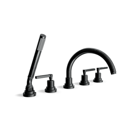 Deck-Mounted 5-Hole Bathtub Set with Hand Spray | Mac Kinley