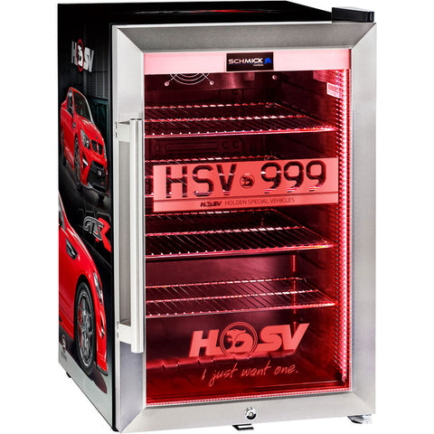 HSV GTSR Maloo branded bar fridge. Great gift idea! Add You Own Number Plate To Door! - Model SC70-SS-GTSR-Maloo