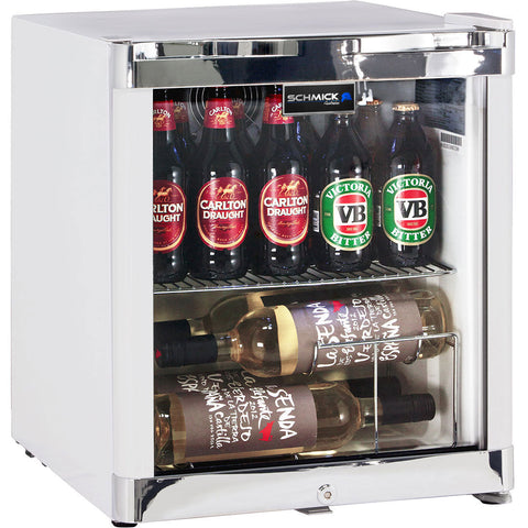 Schmick Glass Door Bar Fridge Tropical Mini 50 Litre - Model HUS-SC50W