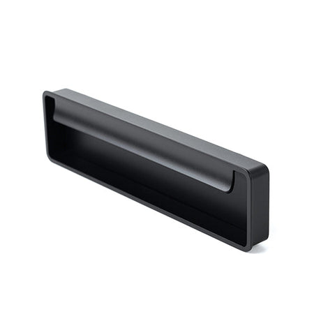 Momo Handles Fold Flush Pull Handle 128mm Matt Black