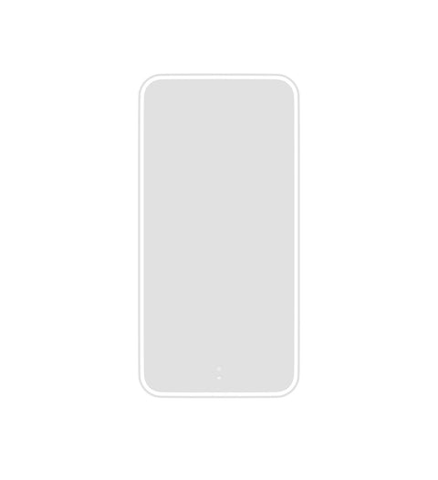 NEWPORT LED Soft Square Frameless Tuffi Mirror 1500x750mm