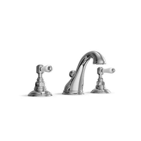 3-Hole Basin Tap — Swan-Neck Spout with Pop-Up Waste | Classico