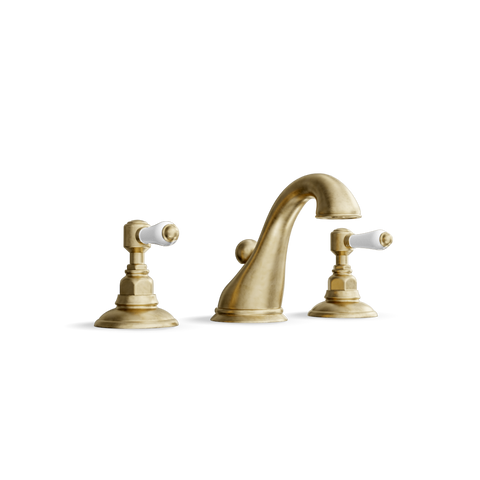 3-Hole Basin Tap — Swan-Neck Spout with Pop-Up Waste | Classico