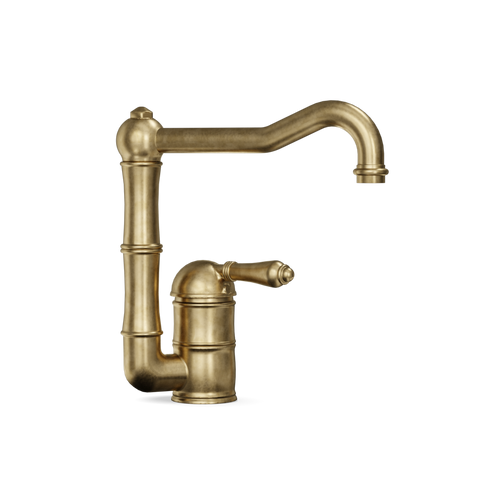 Single-Lever Kitchen Tap — Offset Swivel Spout | Lazio Discover the Single-Lever Kitchen Tap — Offset Swivel Spout | Lazio, handcrafted in Italy for timeless elegance and superior functionality.
