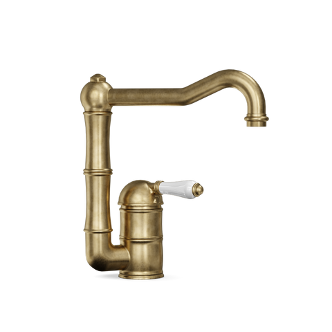 Single-Lever Kitchen Tap — Offset Swivel Spout | Lazio Discover the Single-Lever Kitchen Tap — Offset Swivel Spout | Lazio, handcrafted in Italy for timeless elegance and superior functionality.