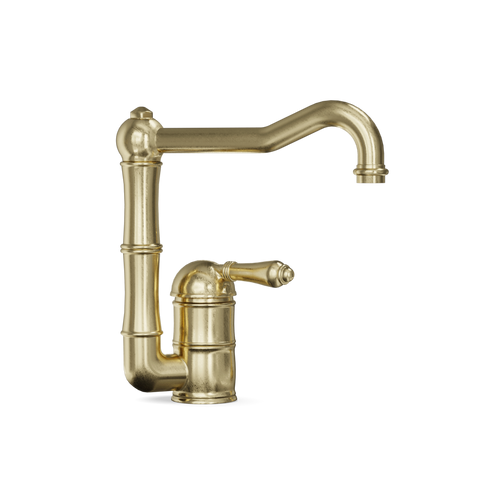 Single-Lever Kitchen Tap — Offset Swivel Spout | Lazio Discover the Single-Lever Kitchen Tap — Offset Swivel Spout | Lazio, handcrafted in Italy for timeless elegance and superior functionality.