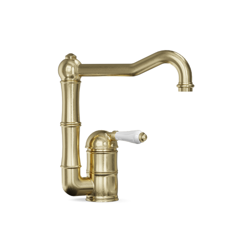 Single-Lever Kitchen Tap — Offset Swivel Spout | Lazio Discover the Single-Lever Kitchen Tap — Offset Swivel Spout | Lazio, handcrafted in Italy for timeless elegance and superior functionality.